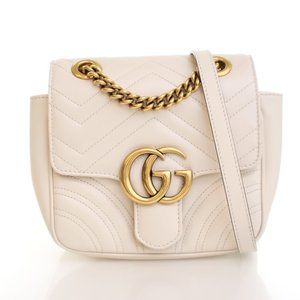 Gucci Mini Calfskin Marmont Shoulder Bag